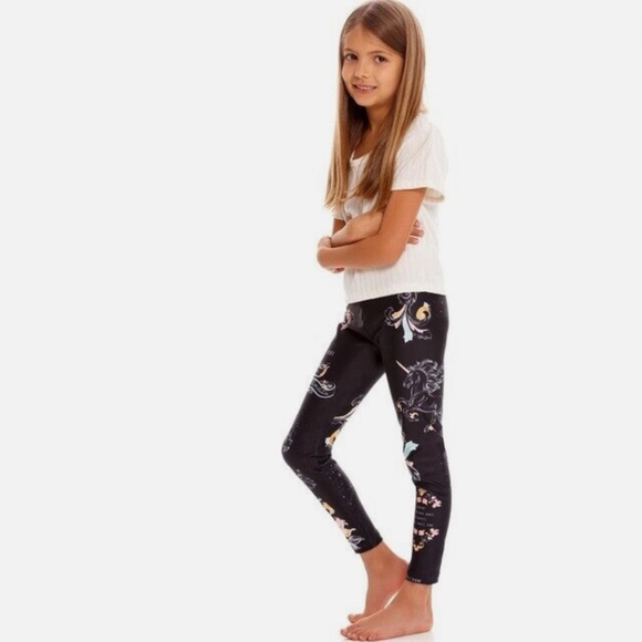 AGUA BENDITA GIRLS LEGGINGS SWIM PANTS RONI MARE NWT - Picture 5 of 16